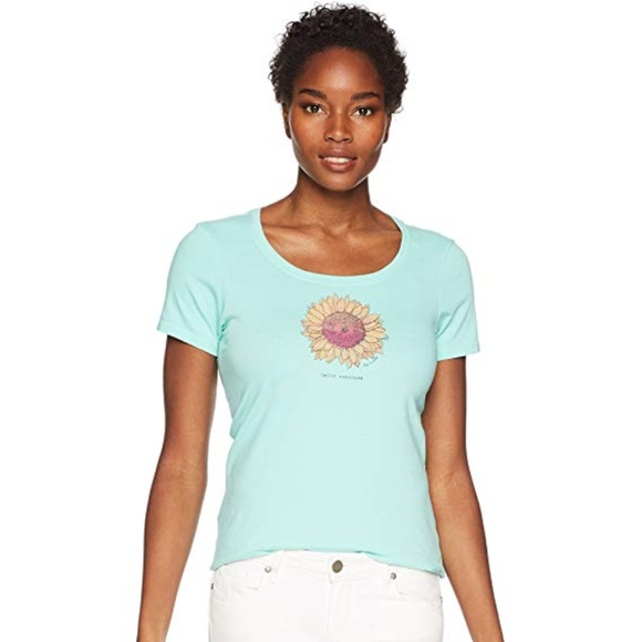 Life is Good Womens Crusher Scoop Hello Sunshine - Picture 1 of 2